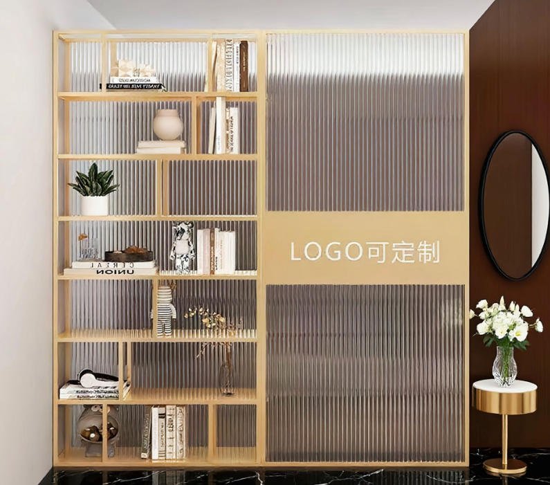青岛公司进门logo形象墙